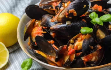 Leckeres Rezept für Muscheln in würziger Tomatensauce