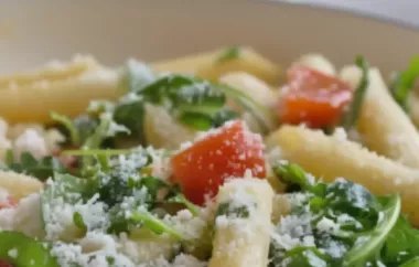 Leckeres Rezept für Nudeln mit Tomaten und Rucola