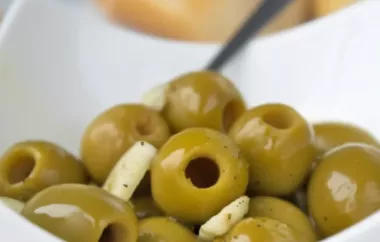 Leckeres Rezept für selbst eingelegte Oliven