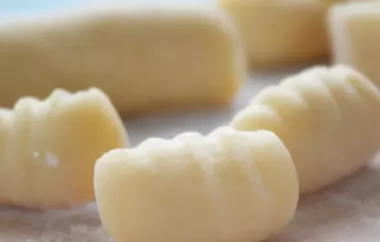 Leckeres Rezept für selbstgemachte Kartoffelgnocchi