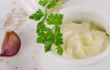 Leckeres Rezept für selbstgemachte Knoblauch-Sauce