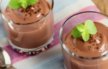 Leckeres Rezept für selbstgemachte Schokoladenpuddingcreme