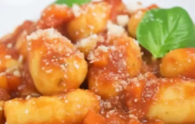 Leckeres Rezept für selbstgemachte Tomatensauce zu Gnocchi
