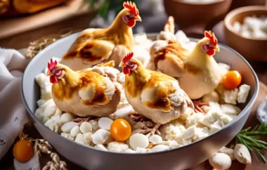 Leckeres Rezept für Teig-Zuckerl mit Gemüse und Huhn