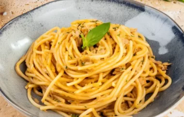 Leckeres Rezept für Thunfisch-Spaghetti mit Tomaten und Olivenöl