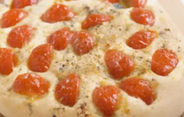 Leckeres Rezept für Tomaten-Sardellen-Focaccia
