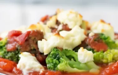 Leckeres Tomaten-Brokkoli-Gemüse