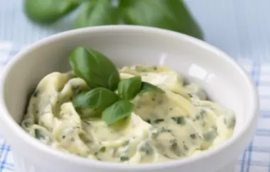 Leckeres und einfaches Rezept für Basilikumbutter mit Parmesan