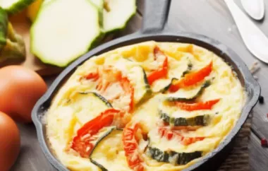 Leckeres Zucchini-Omelett Rezept