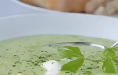 Leichte Erbsensuppe - ein frühlingshaftes Genusserlebnis