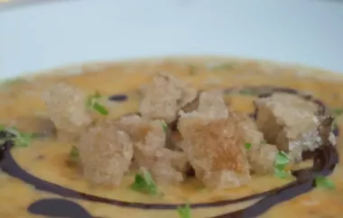 Linsensuppe mit Kürbiscreme – Ein herzhaftes Gericht für kalte Tage