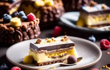 Lust auf eine süße Versuchung? Probieren Sie unser köstliches Schwedenbomben Dessert!