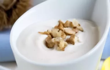 Maroni-Joghurt - Köstliches Dessert mit gerösteten Maroni