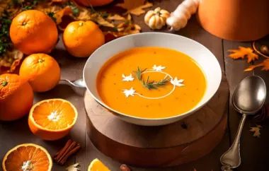 Maroni-Orangen-Suppe - Eine herbstliche Köstlichkeit