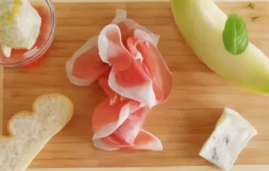 Mövenpick Pistazie Weiße Schokolade mit Melone, Parmaschinken und Blauschimmelkäse