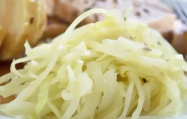 Mostkraut Rezept - Schmackhaftes Rezept für saures Kraut