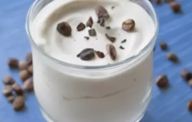 Mousse aus Moccabohnen