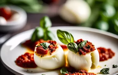 Mozzarella gefüllt - Ein köstliches Rezept für Käseliebhaber.