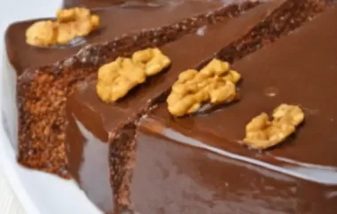 Nussiger Schokokuchen - ein köstlicher Genuss für Schokoladenliebhaber