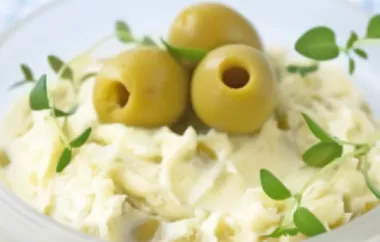 Oliven-Kräuter-Butter - eine köstliche Beilage für Brot