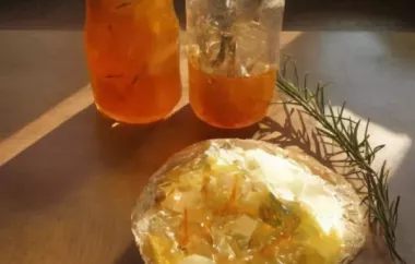 Orangen-Ingwer-Rosmarin Marmelade