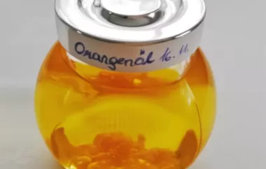 Orangenöl - Rezept für selbstgemachtes aromatisiertes Olivenöl