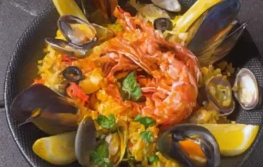 Paella mit Meeresfrüchten