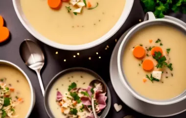 Party Backofensuppe - eine cremige und herzhafte Suppe für besondere Anlässe