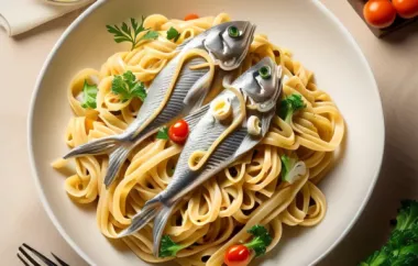 Pasta mit Fisch - Ein leckeres Rezept für Fischliebhaber