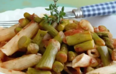 Penne agli Asparagi e Pomodori