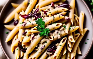 Penne mit Waldpilzen - Ein herbstliches Pasta-Gericht