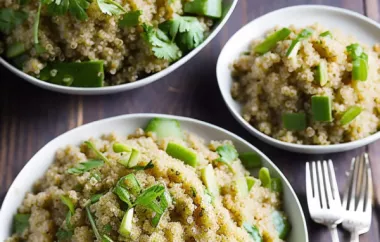 Quinoa-Salat mit scharfen Garnelen