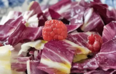 Radicchiosalat mit Himbeeren - Ein fruchtig-herber Salatgenuss