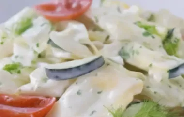 Ravioli-Salat mit Fenchel