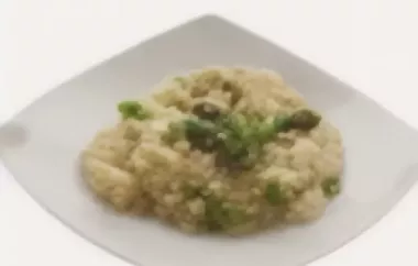 Reis mit grünem Spargel