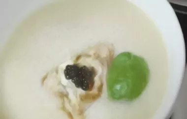 Rettichsuppe mit Kaviar