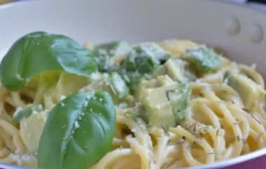 Rezept für köstliche Spaghetti mit Avocado und Ei