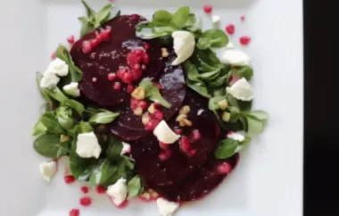 Rote Beete Salat mit Himbeeren - Ein fruchtig-frischer Salat für den Sommer