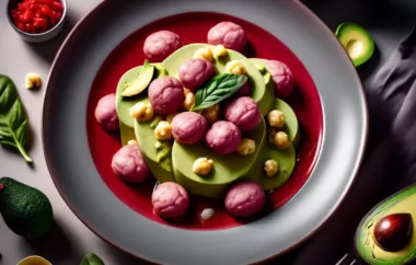 Rote Gnocchi mit Avocados - Ein farbenfrohes und gesundes Rezept