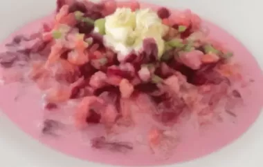 Rote Rüben Suppe mit Kren - ein köstlicher Eintopf