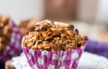 Saftige Apfel-Haferflocken Muffins - Ein leckeres und gesundes Frühstücksrezept