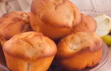 Saftige Apfel-Zimt-Muffins mit einer Prise Zimt und fruchtigen Apfelstücken