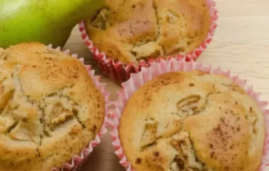 Saftige Birnen-Muffins - Ein köstliches Gebäck für den Herbst