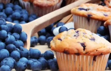 Saftige Blaubeer Muffins, perfekt für den Nachmittagskaffee