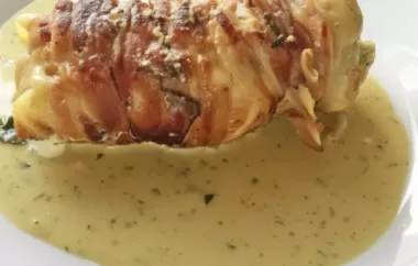 Saftige Hühnerrouladen gefüllt mit würzigem Bärlauch
