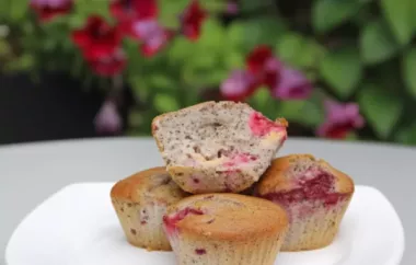 Saftige Mohn-Himbeer Muffins mit fruchtigem Geschmack