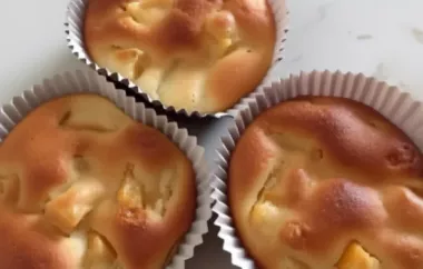 Saftige Pfirsich Muffins mit fruchtigem Geschmack