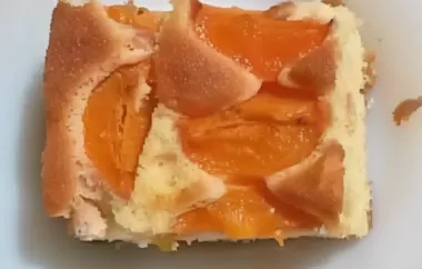 Saftiger Marillenkuchen mit Dinkelmehl