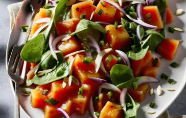 Salat mit Erdnüssen und grüner Papaya