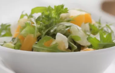 Salat mit Rucola und Mozzarella